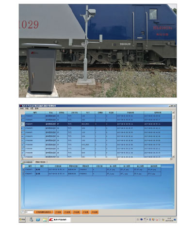 Intelligent recognition system for locomotive number (locomotive, passenger car, freight car)