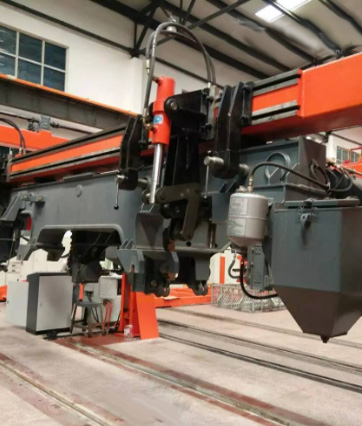 Da Zhun locomotive depot structure flipping machine equipment